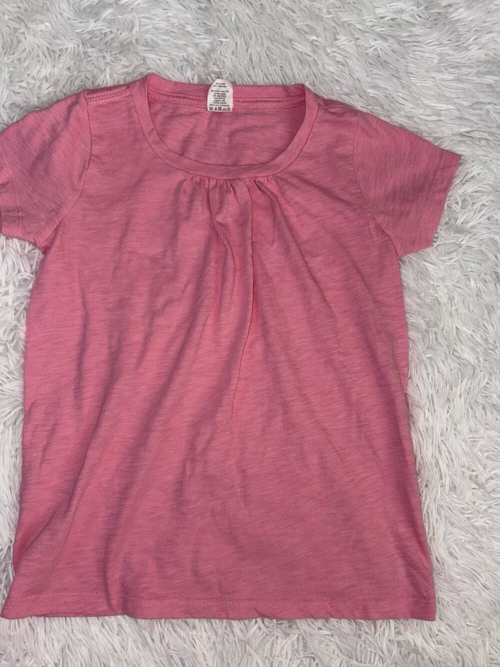 Crewcuts Girls Sz. 10 Classic Pink Short Sleeved Tee. Soft, Pretty Cut